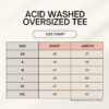 Premium acid wash oversized t-shirt
